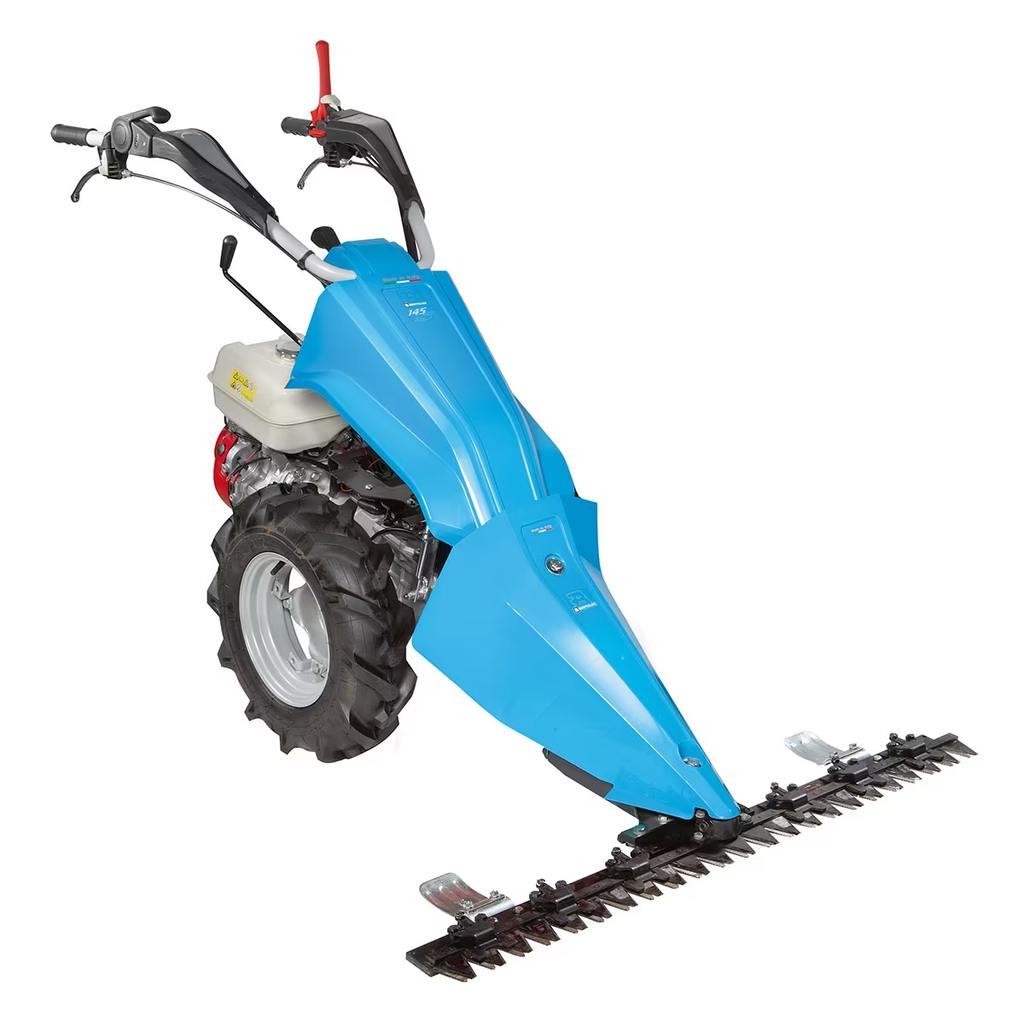 Bertolini 145S overall view showing machine with sickle bar attachment